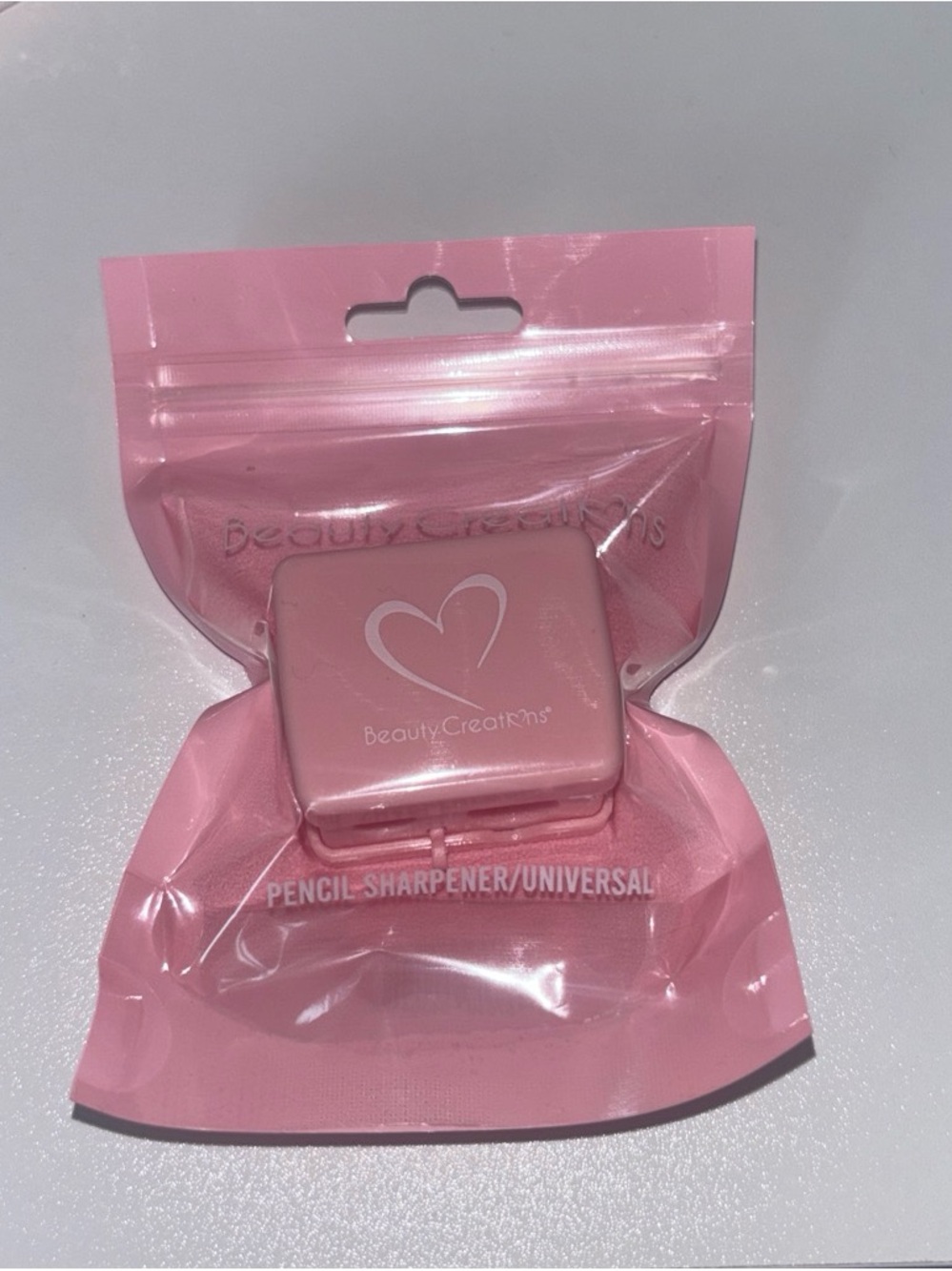 Beauty Creations Pink Pencil Sharpener